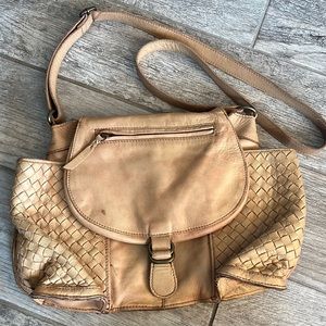 Free People Leather cross body bag.